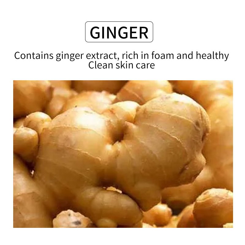 Factory wholesale 500ml Prevent dry skin, natural ginger body wash shower gel with antipruritic effects
