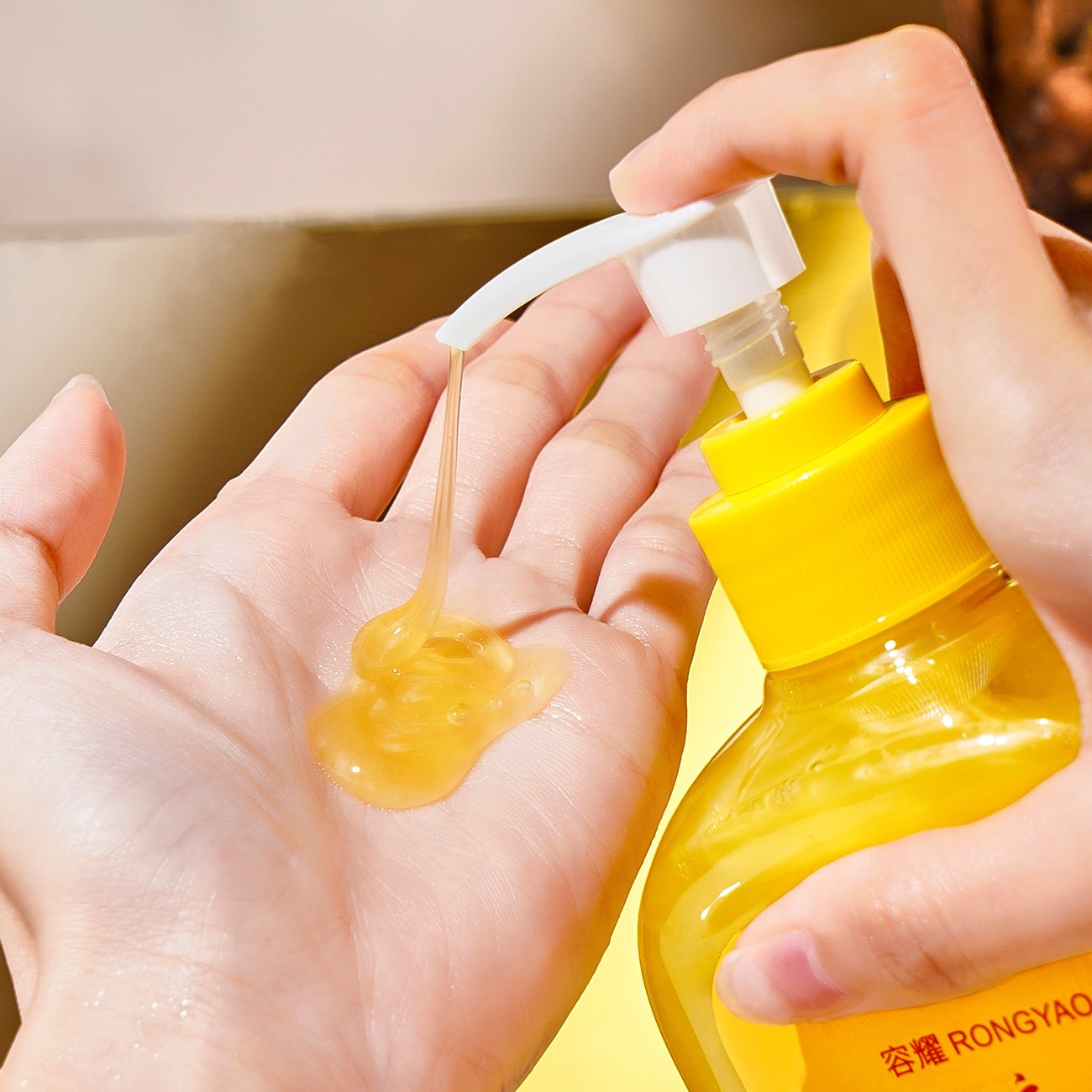 Rongyao Wholesale Sulfur liquid Soap Shower Gel Acne Treatment Body Cleanser Mineral Anti Mite Liquid Soap Shower Gel