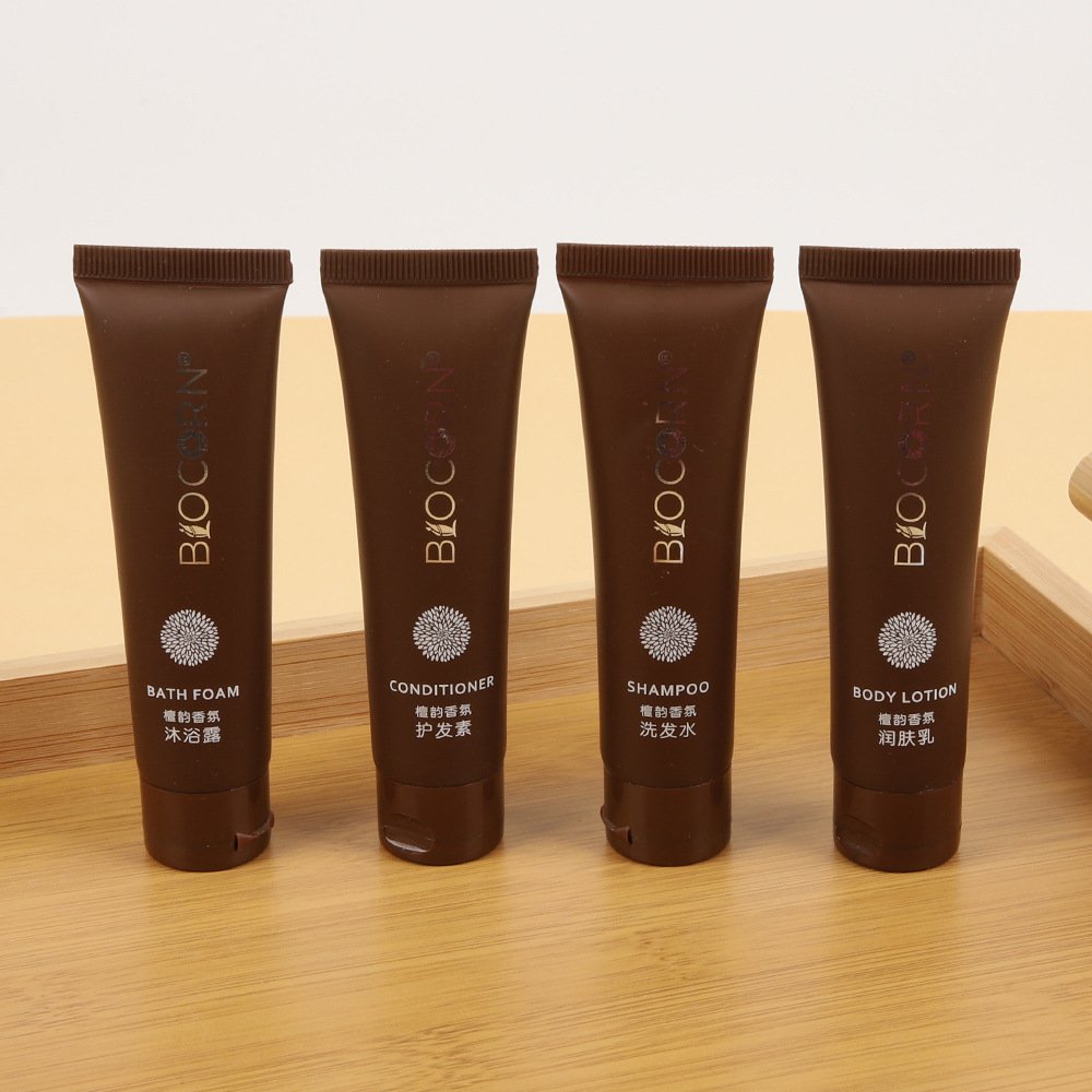 Hotel 30ml Shampoo Body Lotion Shower Gel Shampoo Tube with Screw Cap