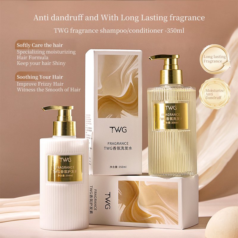 TWG Private Label Shampoo&Conditioner and Shower Gel 3*350 ml Factory Long Lasting Fragrance Shampoo and Conditioner Set
