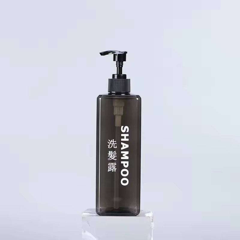 500ML hotel bathroom wall mounted soap dispenser with lock manual press anti theft shampoo soap dispenser bottle