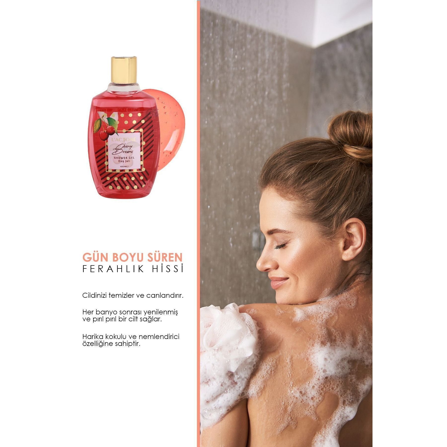 Cherry Dreams Shower Gel 400 ml / Cherry Perfumed Shower Gel