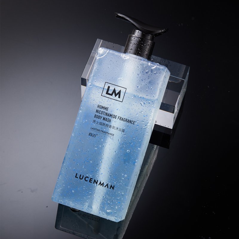 Men's niacinamide fragrance body wash shower gel, Liquid Bamboo Bath Body Organic Body Wash Shower Gel for men