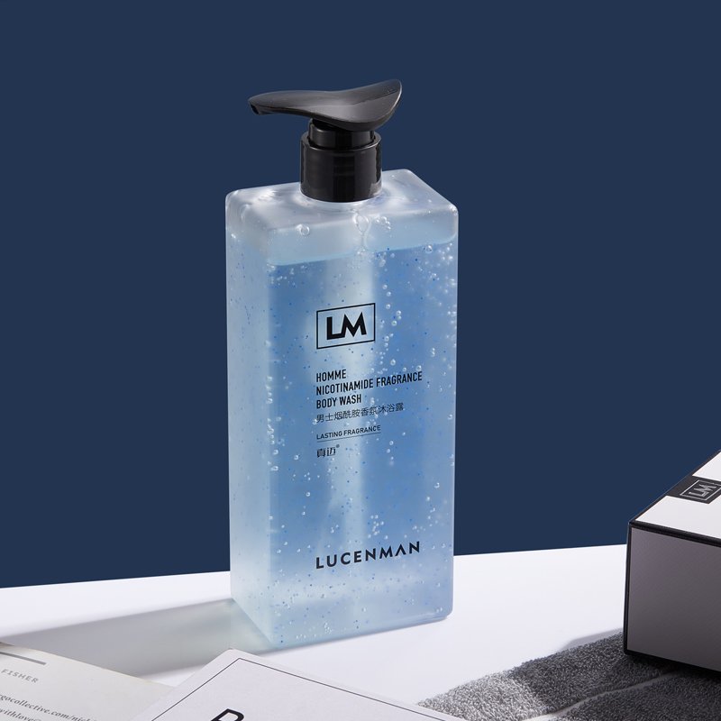 Men's niacinamide fragrance body wash shower gel, Liquid Bamboo Bath Body Organic Body Wash Shower Gel for men