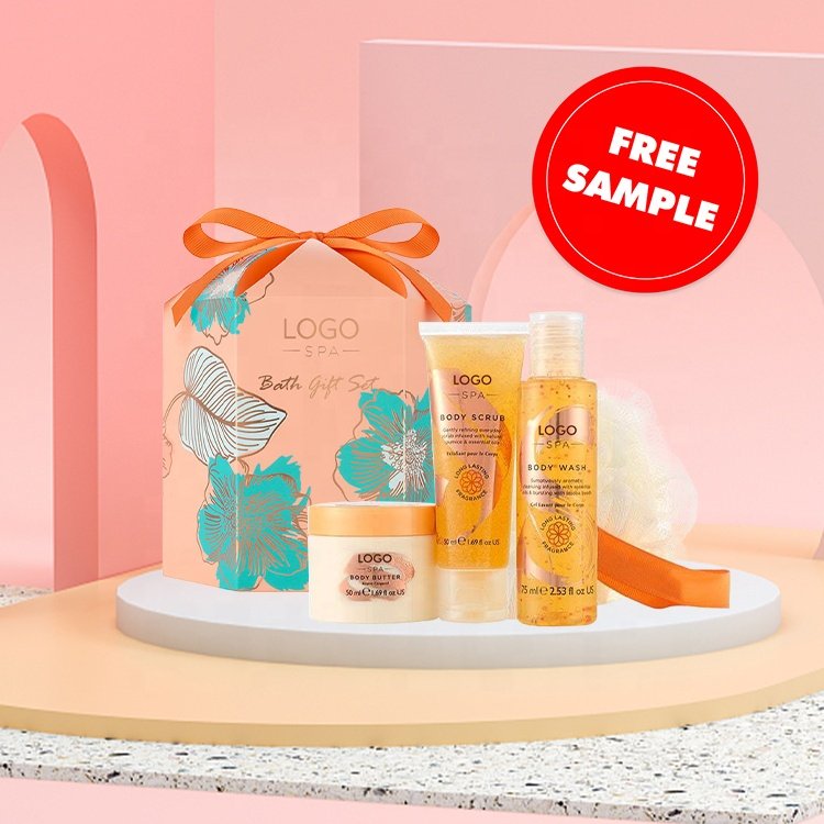OEM Wholesale Private Label Natural Aromatherapy Spa Bath Body Wash Shower Gel Skin Care Gift Set