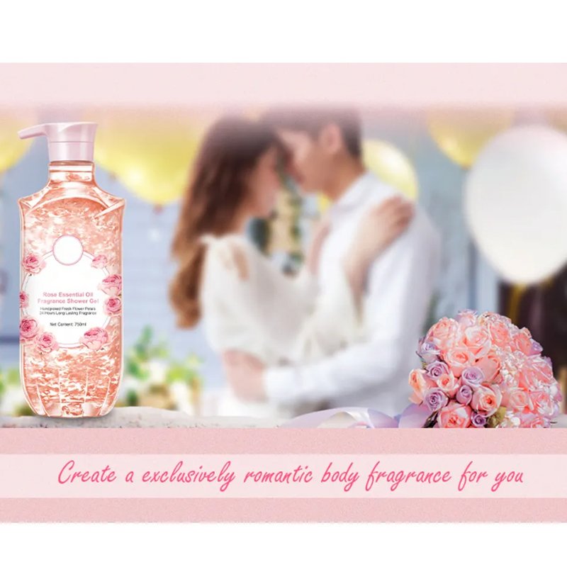 Custom Private Label Adults Long Lasting Perfume Shower Gel Cleaning Moisturizing Refreshing Body Wash