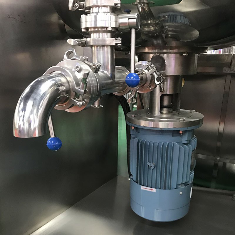 Cosmetics Manufacturing Industrial Emulsifier Snail Slime Vacuum Homogenizer Mixer Beauty Cream Toothpaste Making Machine 5 Kw.