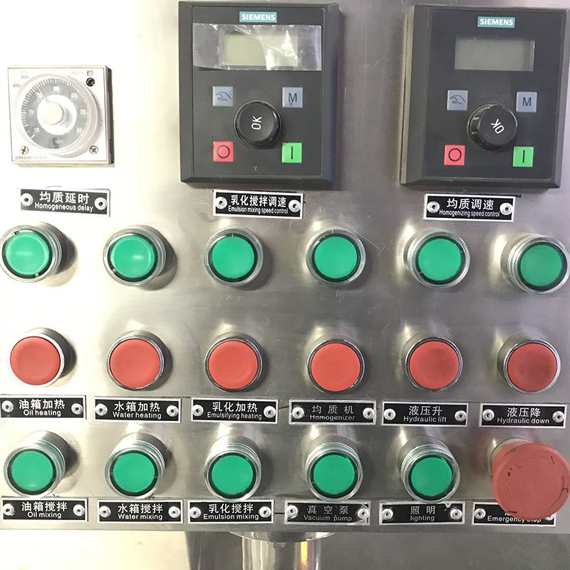 Cosmetics Manufacturing Industrial Emulsifier Snail Slime Vacuum Homogenizer Mixer Beauty Cream Toothpaste Making Machine 5 Kw.