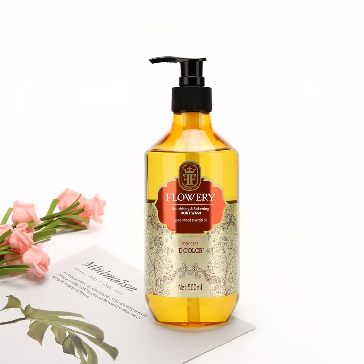 2024 New Trending Wholesale Oem/Odm 500Ml Shower Gel Set With Luxury Shower Gel Bottle Packaging 100% Made In China