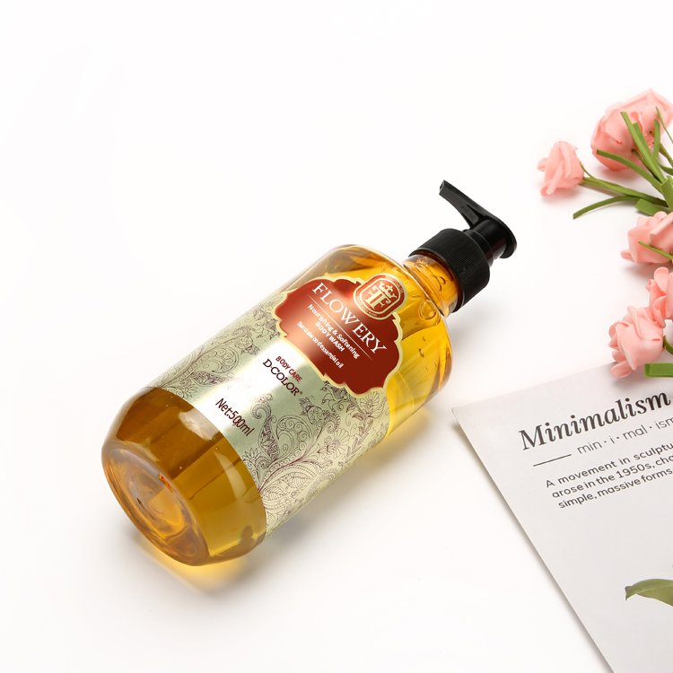 2024 New Trending Wholesale Oem/Odm 500Ml Shower Gel Set With Luxury Shower Gel Bottle Packaging 100% Made In China