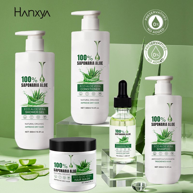 500ml Barbados Aloe Vera Shower Gel Sulfate Free Salon Grade Effective Bacteria Removal Deep Moisturizing