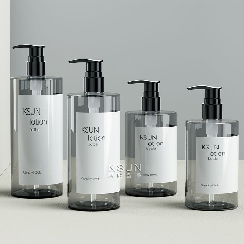 Shampoo Packaging 300ml 350ml 400ml 500ml Empty Plastic Lotion Pump Shower Gel Shampoo And Conditioner Bottles