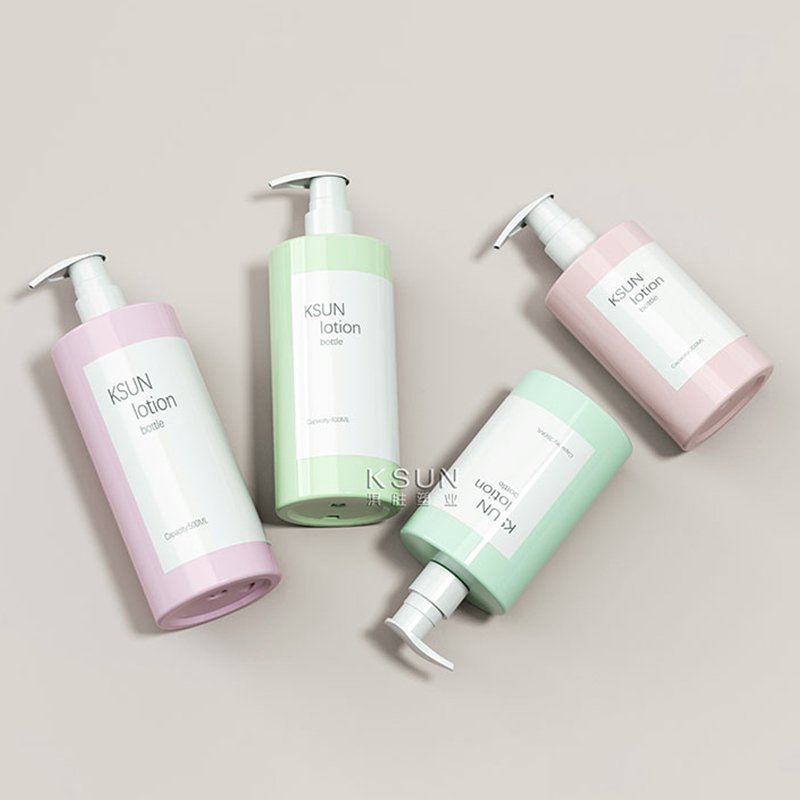 Shampoo Packaging 300ml 350ml 400ml 500ml Empty Plastic Lotion Pump Shower Gel Shampoo And Conditioner Bottles