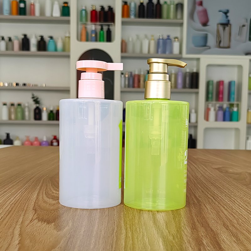 Shampoo Packaging 300ml 350ml 400ml 500ml Empty Plastic Lotion Pump Shower Gel Shampoo And Conditioner Bottles