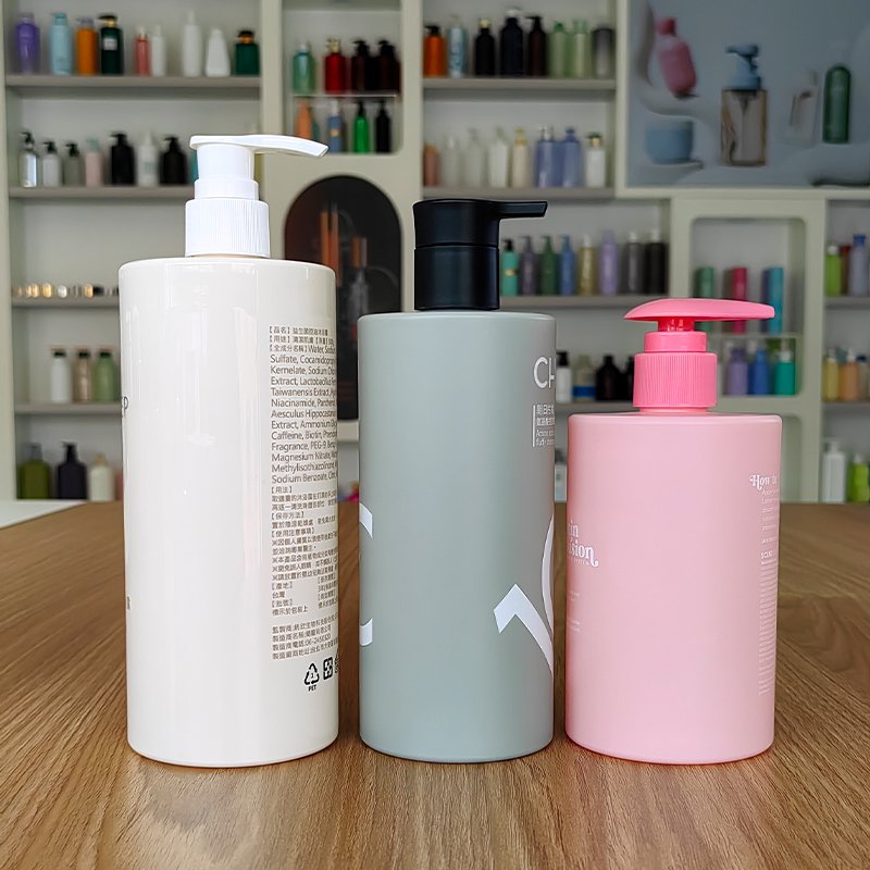 Shampoo Packaging 300ml 350ml 400ml 500ml Empty Plastic Lotion Pump Shower Gel Shampoo And Conditioner Bottles