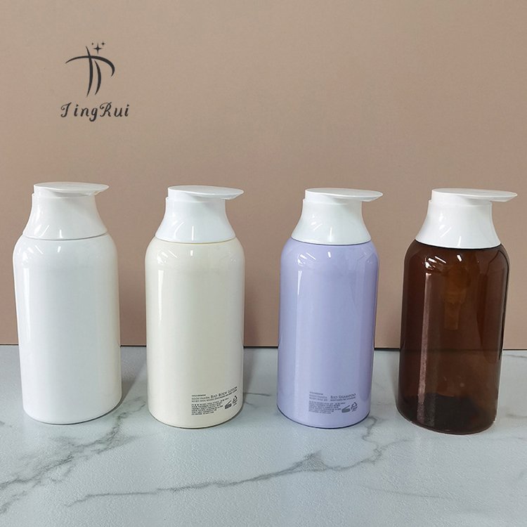 Wholesale 300ml 500ml Customized Hdpe Shampoo Shower Gel Plastic Bottle (4 Reviews)