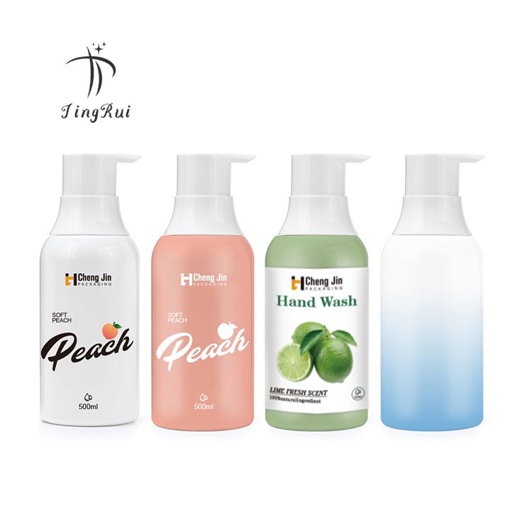 Wholesale 300ml 500ml Customized Hdpe Shampoo Shower Gel Plastic Bottle (4 Reviews)