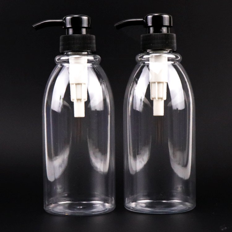 Wholesale Lotion Dish Soap Hand Wash Hanging Shower Gel Bottles Shampoo Pet Empty Cosmetic Pump Clear 500ml Plastic PUMP Sprayer