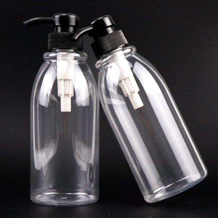 Wholesale Lotion Dish Soap Hand Wash Hanging Shower Gel Bottles Shampoo Pet Empty Cosmetic Pump Clear 500ml Plastic PUMP Sprayer