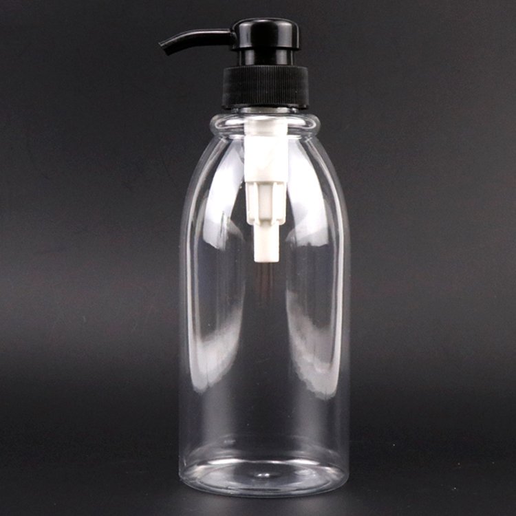 Wholesale Lotion Dish Soap Hand Wash Hanging Shower Gel Bottles Shampoo Pet Empty Cosmetic Pump Clear 500ml Plastic PUMP Sprayer