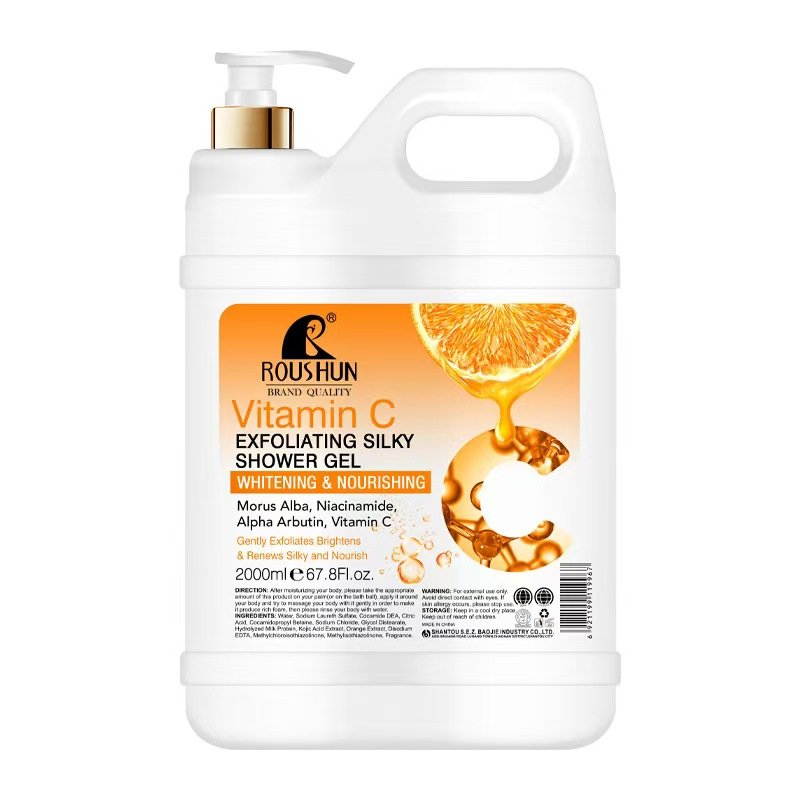 Big Size Kojic Shower Gel Nourishing Kojic Anti-wrinkle Good Quality 2000ml Deep Cleansing Kojic Acid shower ge