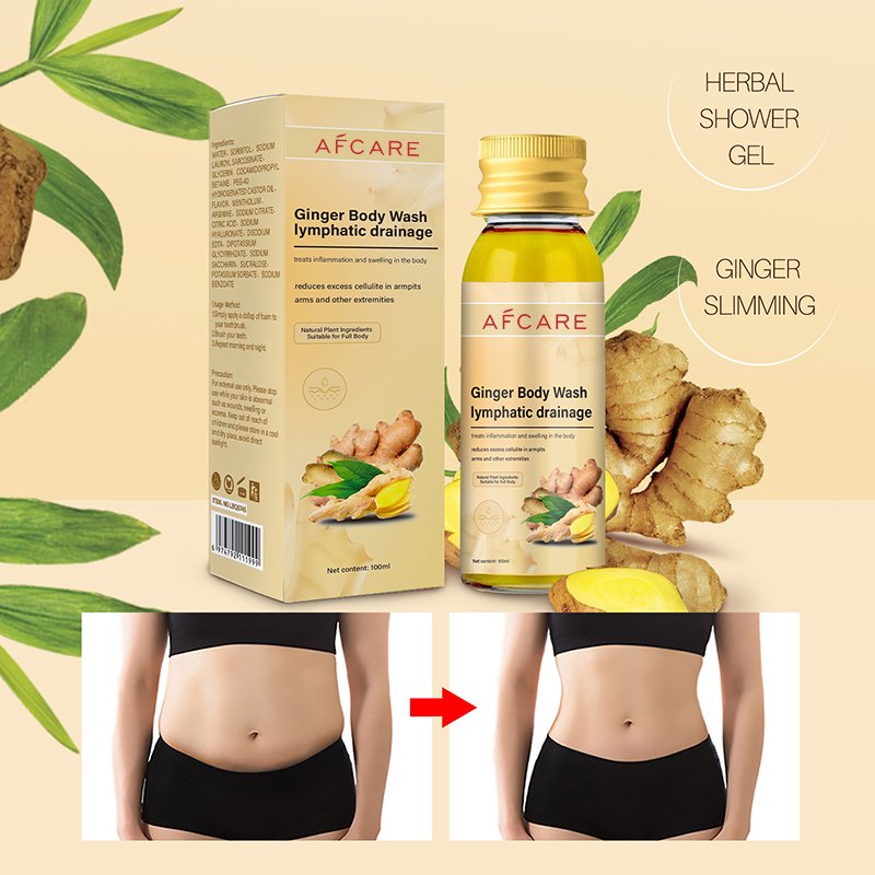 Hot Cream Slimming Cellulite Cream Shower Gel Anti-Cellulite Weight Loss and Organic Ginger Slimming Cream Fat Burning Body Wash