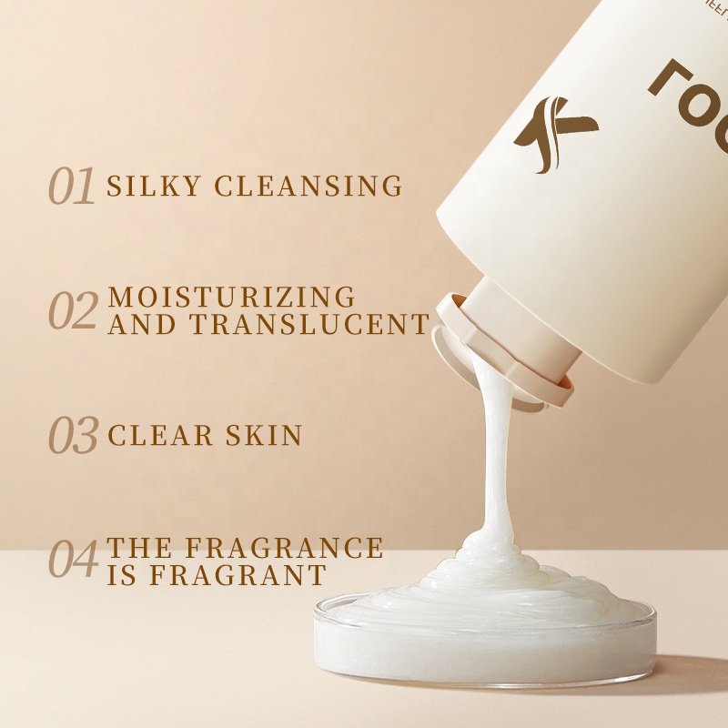 OEM Factory 400ML White Truffle Moisturizer SPA Oil Control Bubble Bath Shower Creams Whitening Body The Shower Gel Lotion