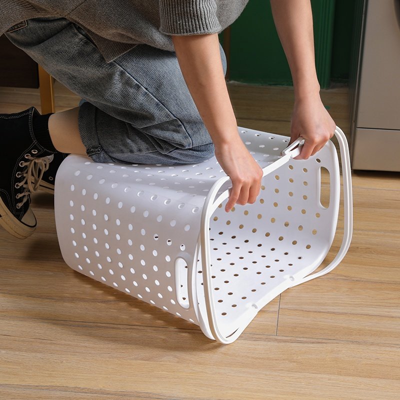 2020 New Bathroom Shampoo Shower Gel Storage Rolling Plastic 3-Tier Laundry Basket Dirty Clothes Basket