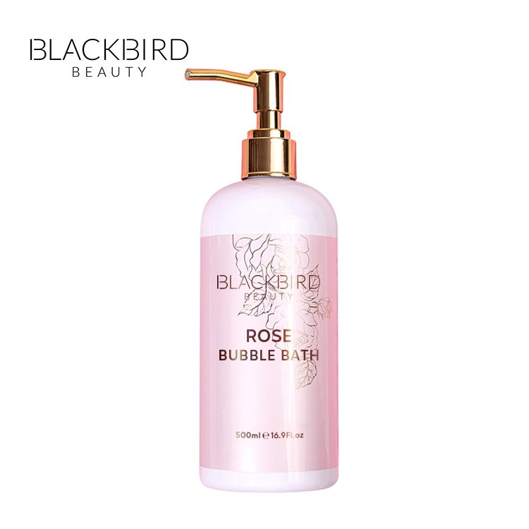 Private Label Perfume smell Whitening Skin Shower Gel Rose Baby Bubble Bath Liquid Customized Logo Body Wash
