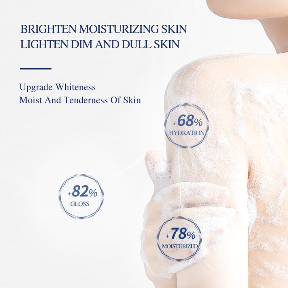 Top caviar whitening fragrant shower gel luxury Niacinamide amino acid body wash liquid soap