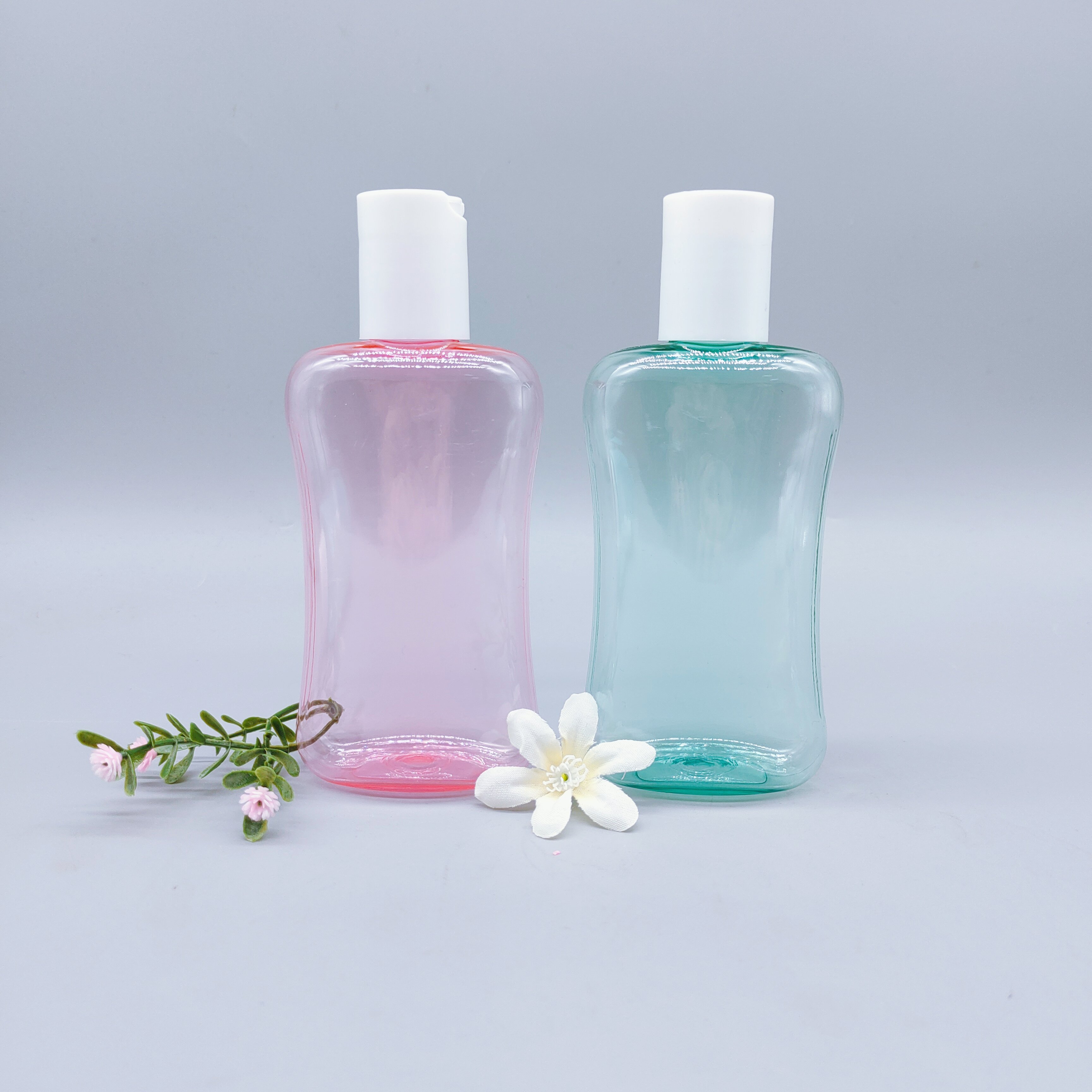 Plastic Bottle With Lid 200ml Luxury Color Plastic Bottle Squeeze Baby body Toner Lotion Hand Wash Gel Face Lotion Packaging