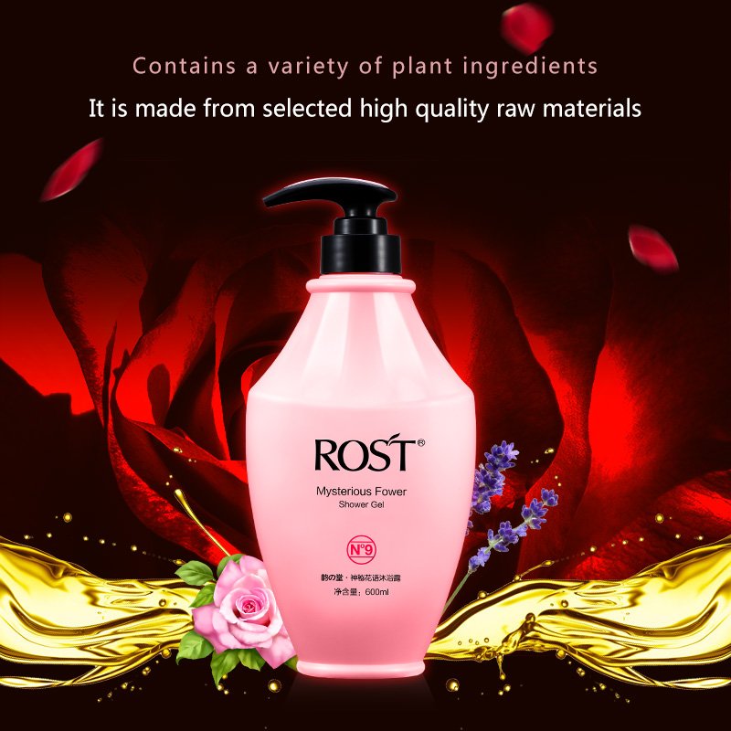 Customizaed logo 100% natural mild clean moisturizing nourishing fragrance body wash shower gel for women whitening products