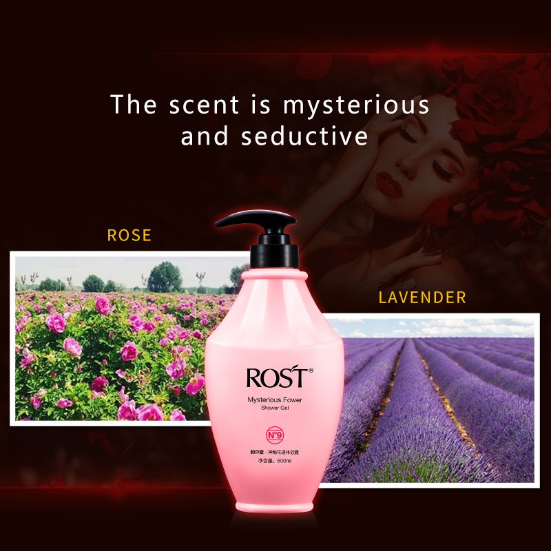 Customizaed logo 100% natural mild clean moisturizing nourishing fragrance body wash shower gel for women whitening products