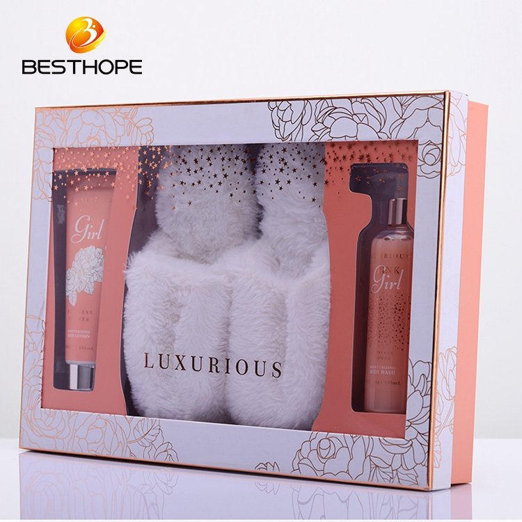 Exquisite packaging oem private label beauty bath lotion body wash care bubble mist spa bath gift set for kids women