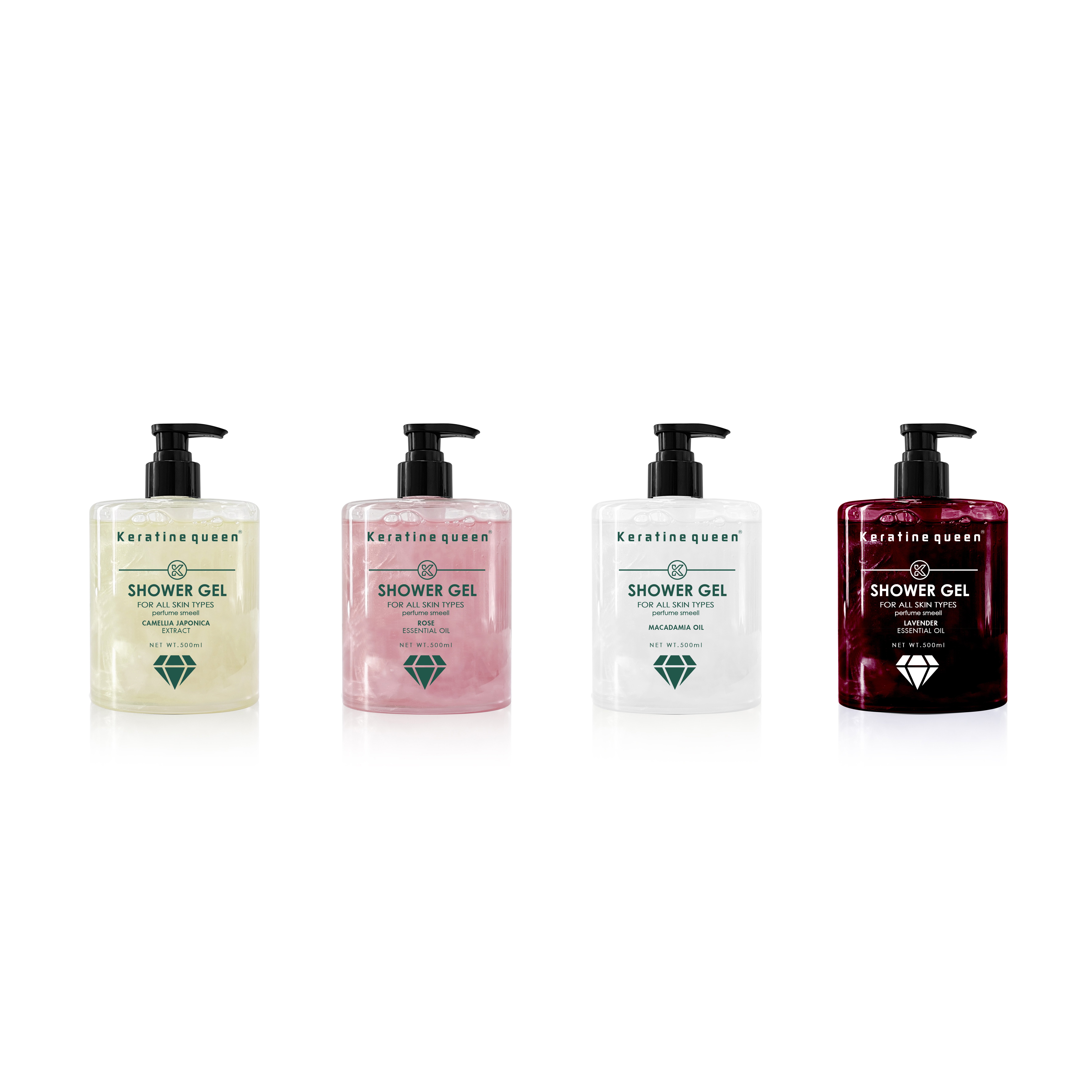 OEM/ODM 500ml Private Label Whitening Organic Niacinamide Shower Gel and Lotion Body Wash With Fragrance