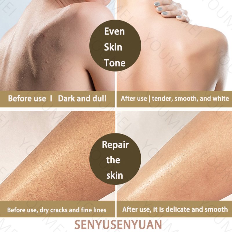 Custom Private Label 50ml Whitening Body Wash Organic Rose Gold Skin Lightening Nicotinamide Shower Gel