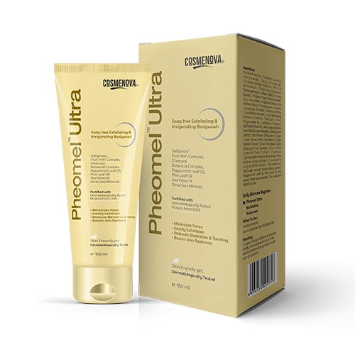 Pheomel Ultra best quality ultra-nourishing and topical relief body wash Daily Tinted Sunblock Anti-aging Properties SPF 50