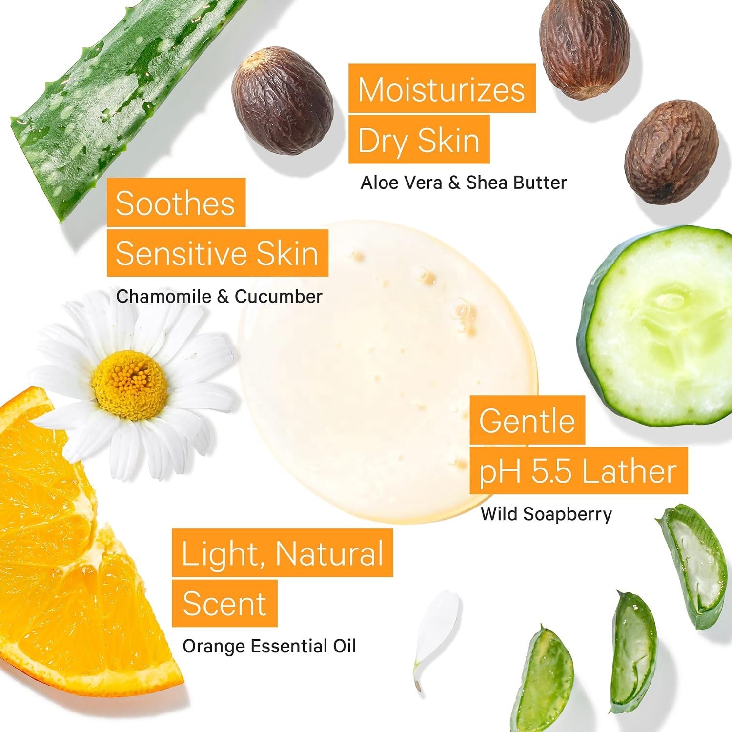 Native tea tree Body Wash With Organic Ingredients Moisturizing For Dry and Sensitive Skin