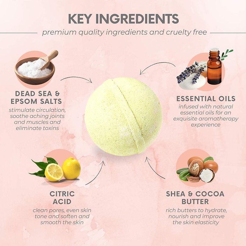 OEM Rich Bubble Bath Bombs Salt Balls for Relaxing Essential Oil Skin Care handmade DIY Bathbombs Relax SPA Shower Steamer