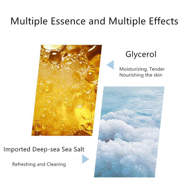 HANBOLI Sea Salt Whitening Bath Gel Cleansing Skin Personal Care Sua tam Organic Fragrance Body Wash Nourishing Shower Gel