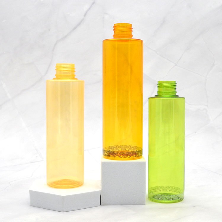 Luxury Empty Body Wash Soap Dispenser Bottle Foaming Body Wash Bottle Round Cosmetic Plastic with Pump Custom Packaging White
