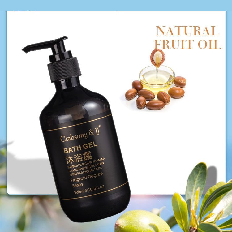Popular Hot Sale Light Flavor Type Organic Argan Oil Healthy Natural Ingredients Shower Gel
