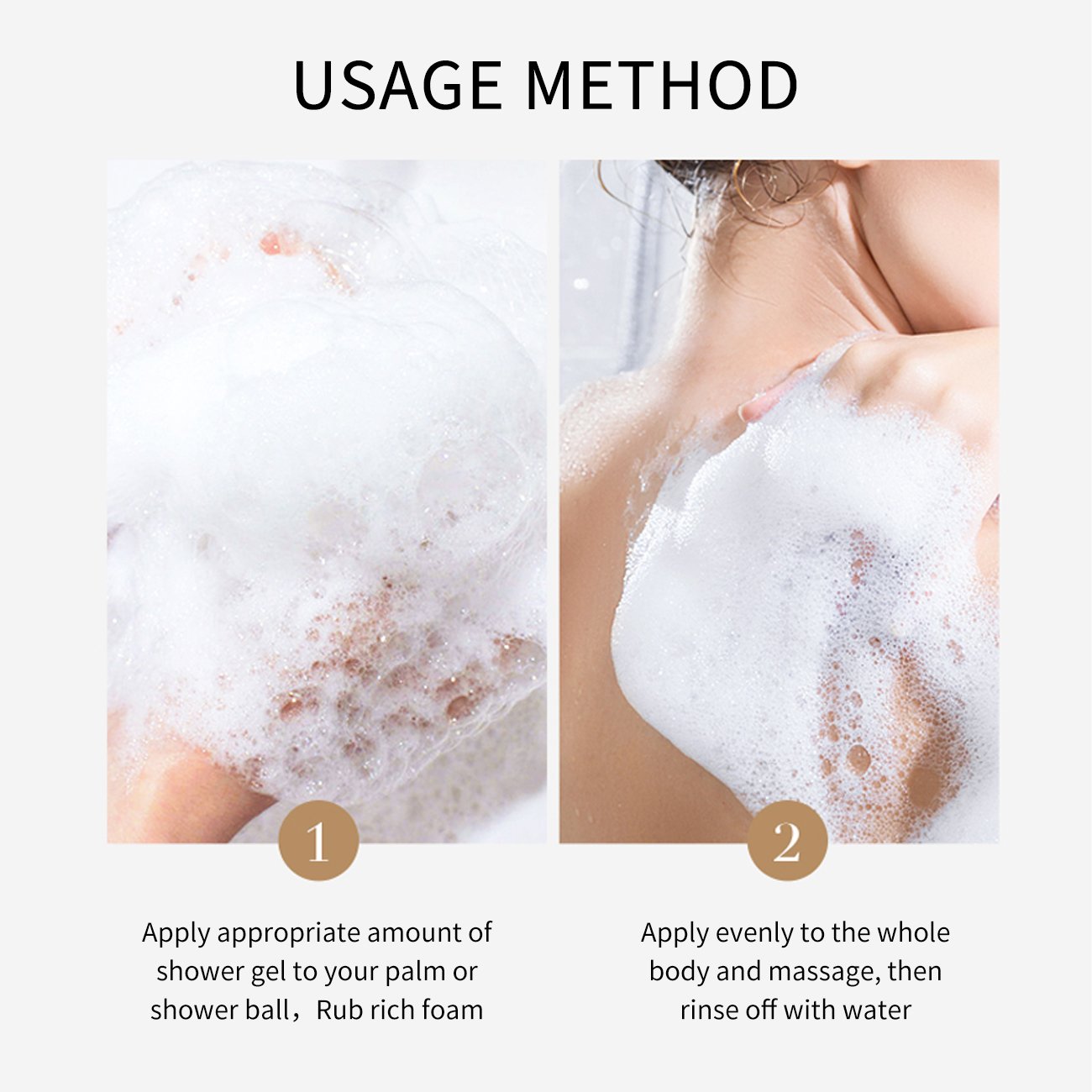 Private Label Healthy Natural Herbal 250ml Whitening Shower Gel Refreshing Moisturizing Anti-Bacterial Shower Gel