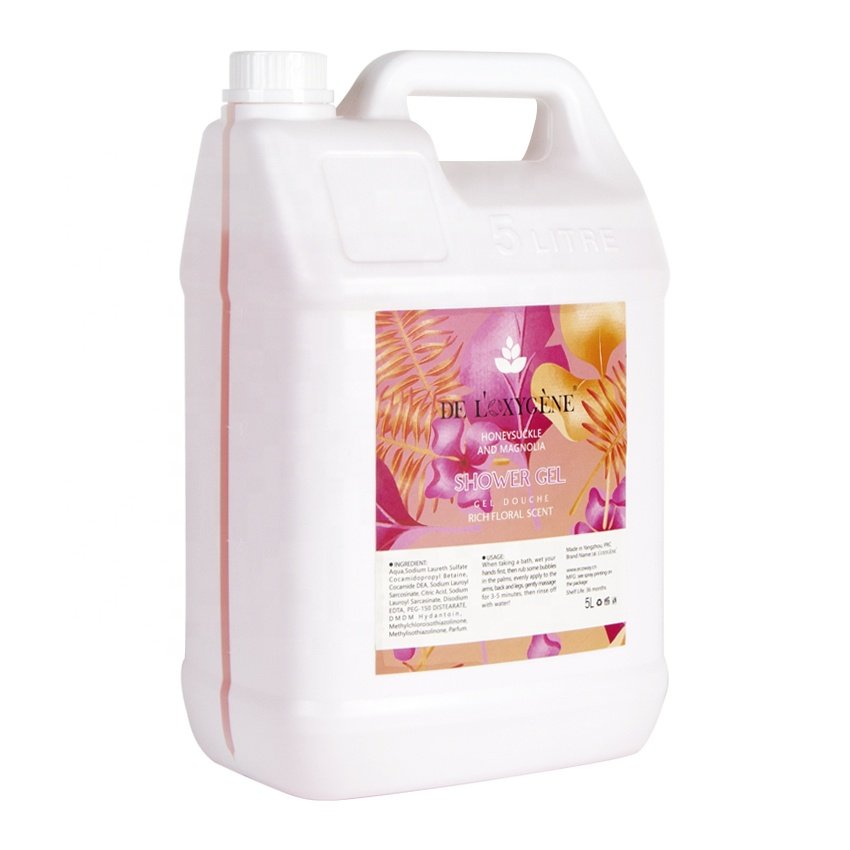 Bulk Shampoo Shower Gel Body Lotion Salon Hotel 5 Liter Refill Hair Shampoo