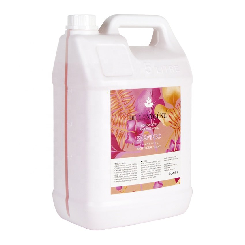 Bulk Shampoo Shower Gel Body Lotion Salon Hotel 5 Liter Refill Hair Shampoo