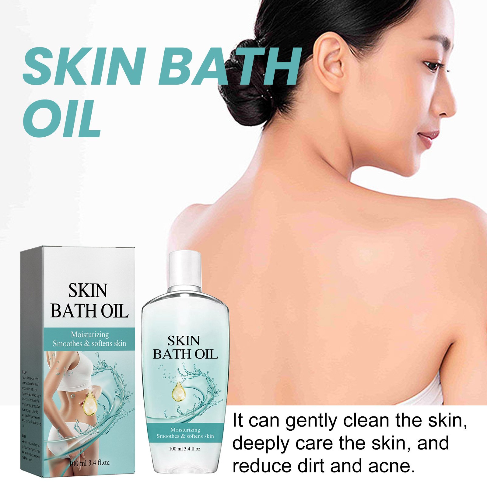 Cleaner moisturizing nourishing beauty hydrating Bath Lightweight Body Shower Oil for Dry Skincare Scars Stretch marks