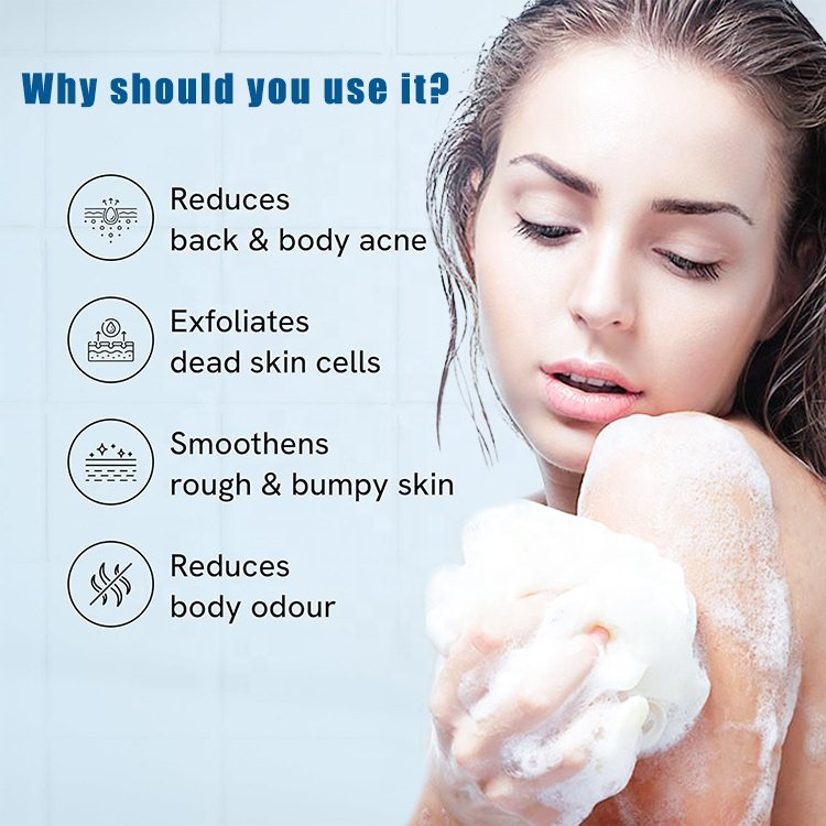 Salicylic Acid Body Wash Reduces Back & Body Acne Exfoliating Skin Remove order Luxury Shower Gel