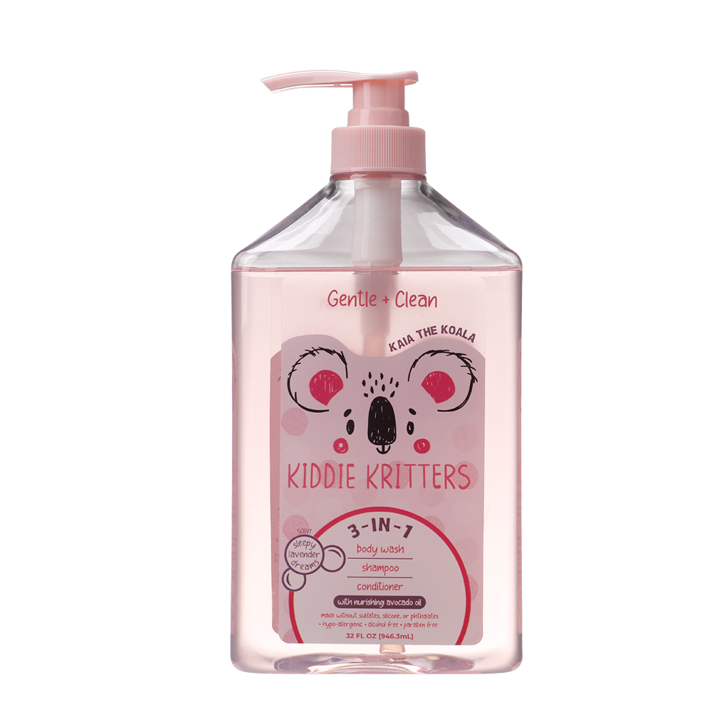 32oz Organic Lavender Baby Shower Gel Top Selling Mother Care Baby Bath Shampoo Summer Products for Kids