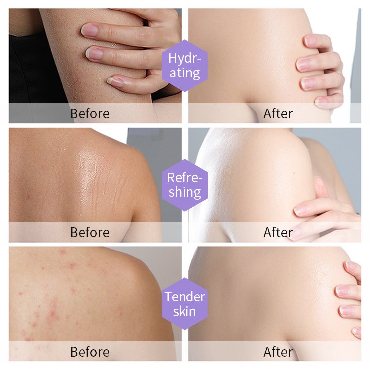 Private Label Wholesale Moisturizing Body Wash Relaxing Soothing Refreshing Organic Lavender Perfume Shower Gel
