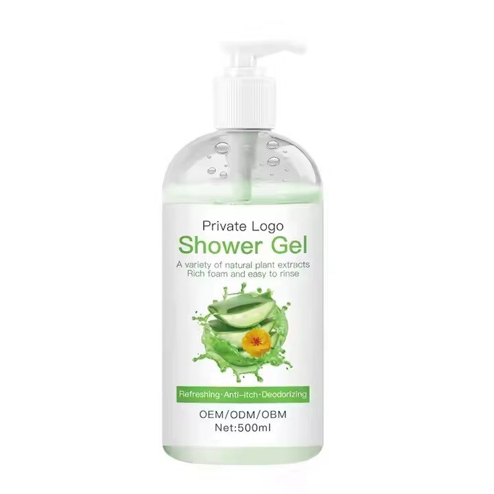 Natural Material exfoliating shower gel body wash shower gel Body Cleaning Moisturizing Refreshing Bath Shower Gel
